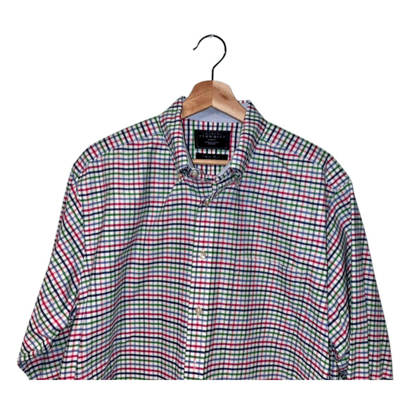 Charles Tyrwhitt Dress Shirt Non Iron Classic Fit Oxford Weave Sz. L - Picture 1 of 8